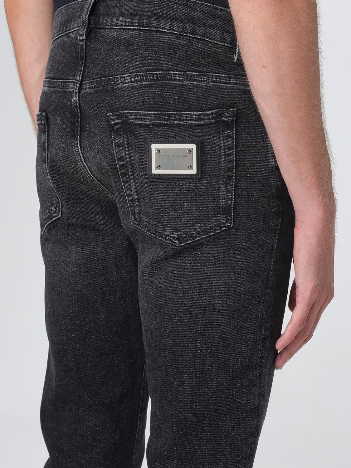 DOLCE & GABBANA JEANS: Jeans Dolce & Gabbana in denim , Nero - Img 5