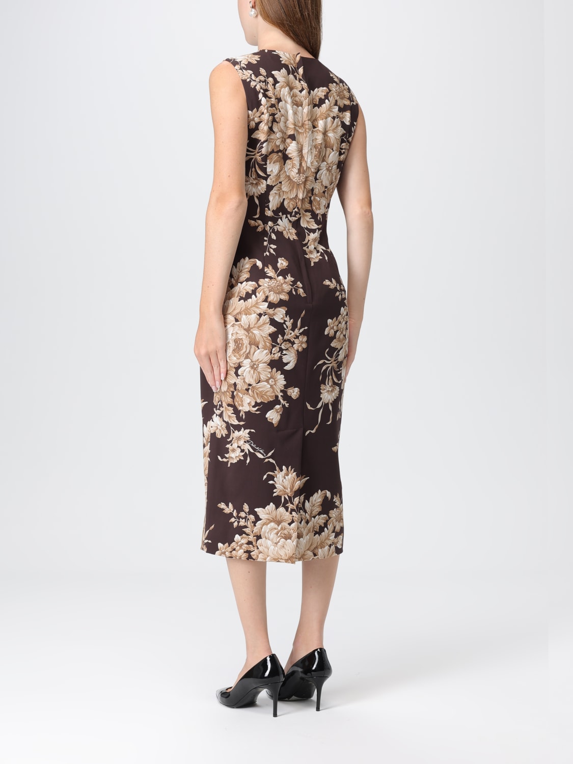 DOLCE & GABBANA ROBE: Robes femme Dolce & Gabbana, Rouge - Img 2