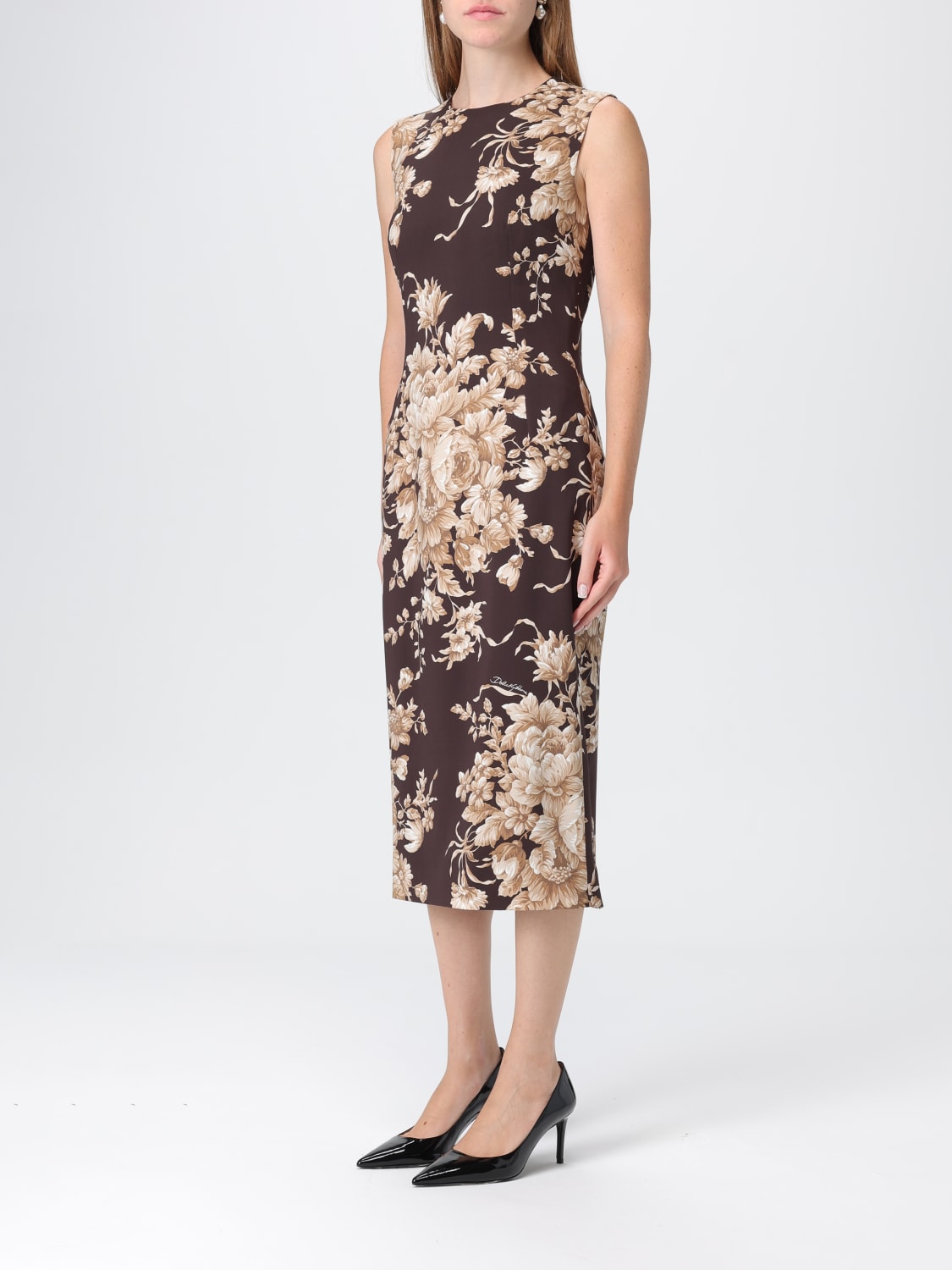 DOLCE & GABBANA ROBE: Robes femme Dolce & Gabbana, Rouge - Img 3