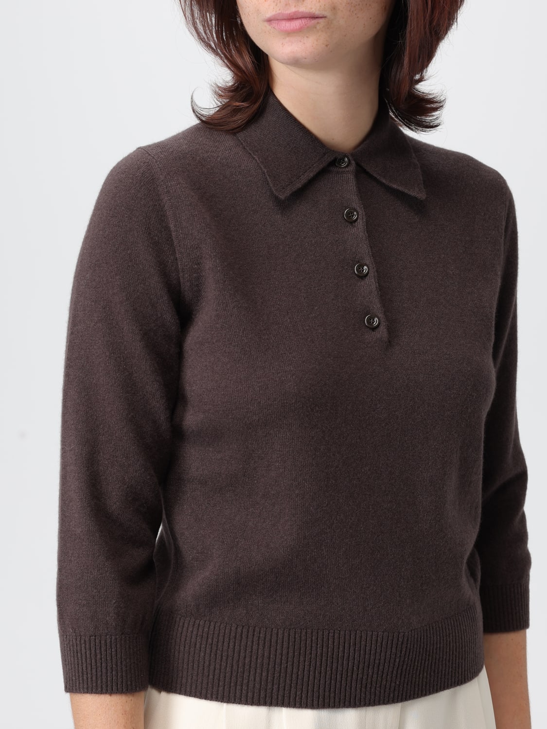 DOLCE & GABBANA POLO: Polo mujer Dolce & Gabbana, Marrón - Img 4