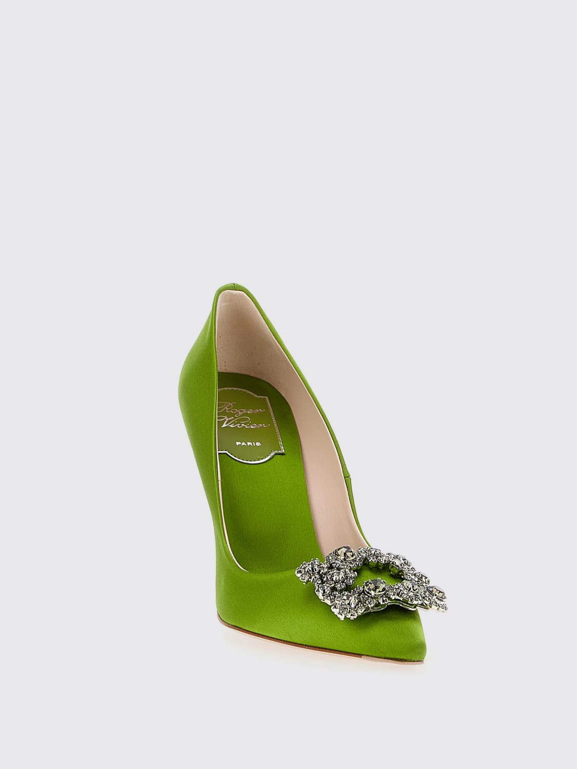 ROGER VIVIER PUMP: High heel shoes woman Roger Vivier, Green - Img 2