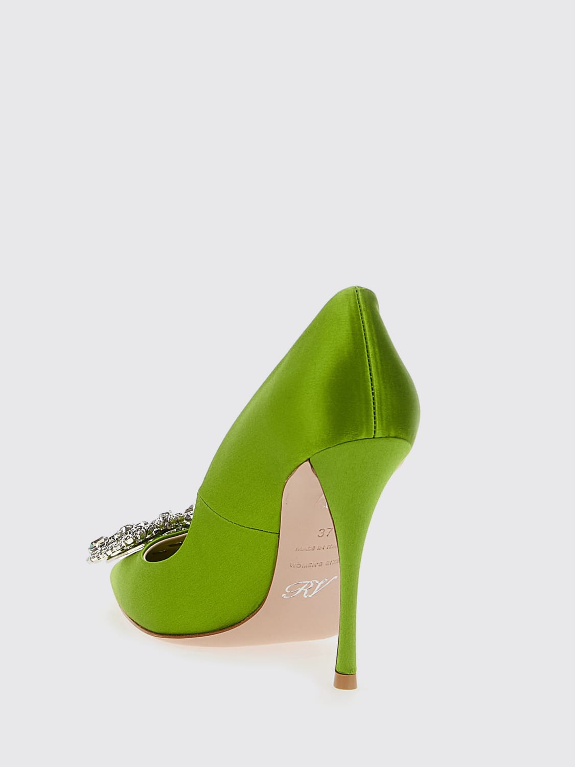 ROGER VIVIER PUMP: High heel shoes woman Roger Vivier, Green - Img 3