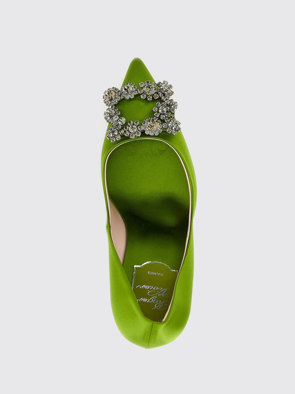 ROGER VIVIER PUMP: High heel shoes woman Roger Vivier, Green - Img 4
