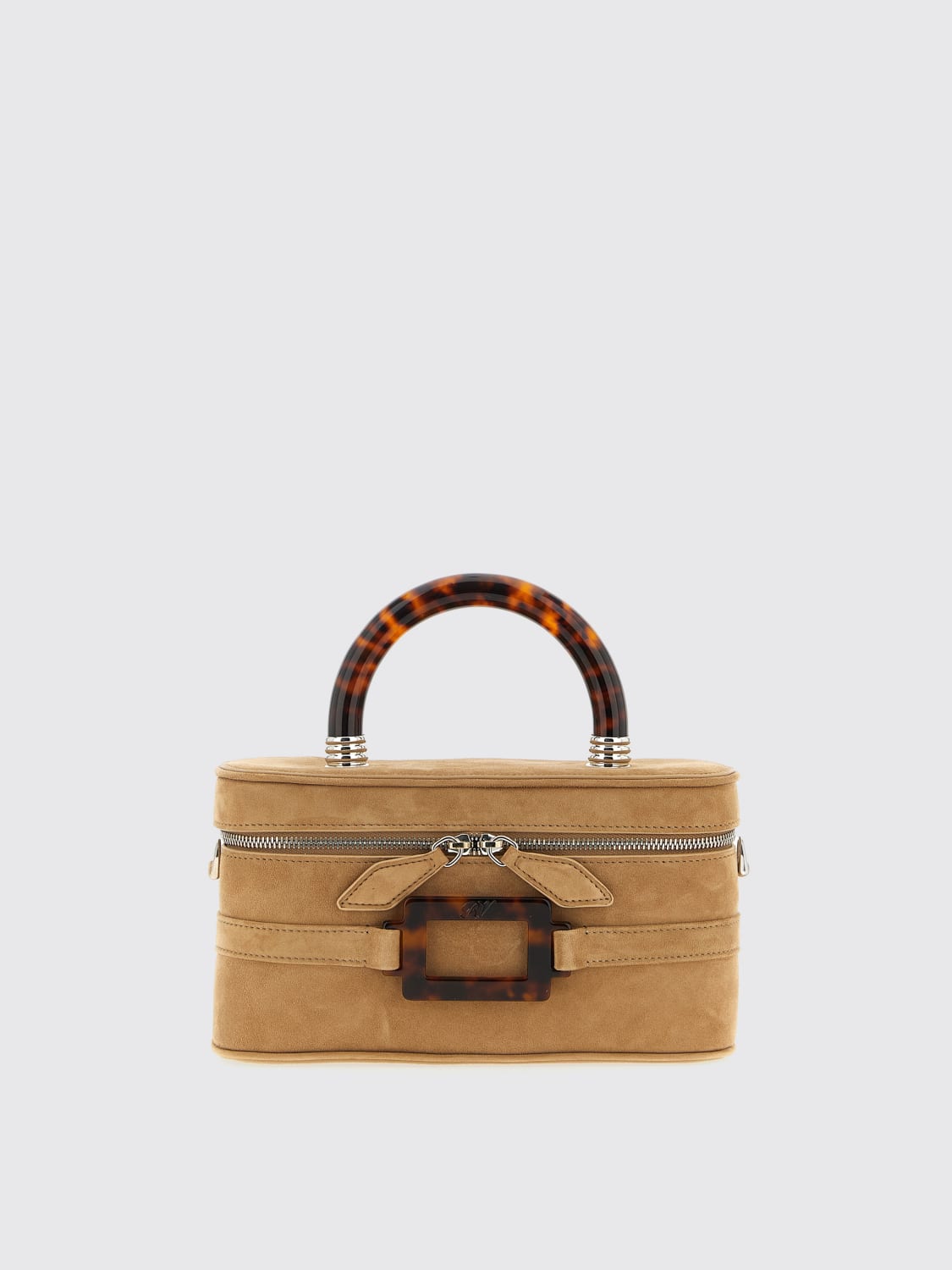 ROGER VIVIER MINI BAG: Shoulder bag woman Roger Vivier, Beige - Img 1