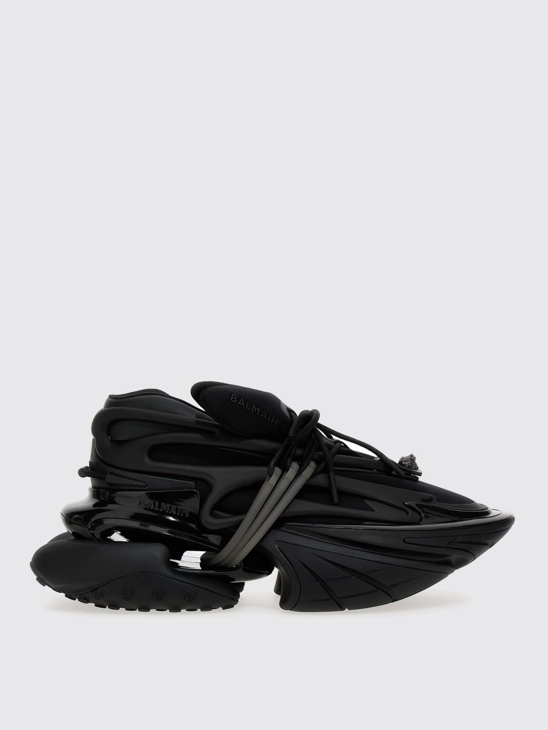 BALMAIN SNEAKERS: Sneakers men Balmain, Black - Img 1