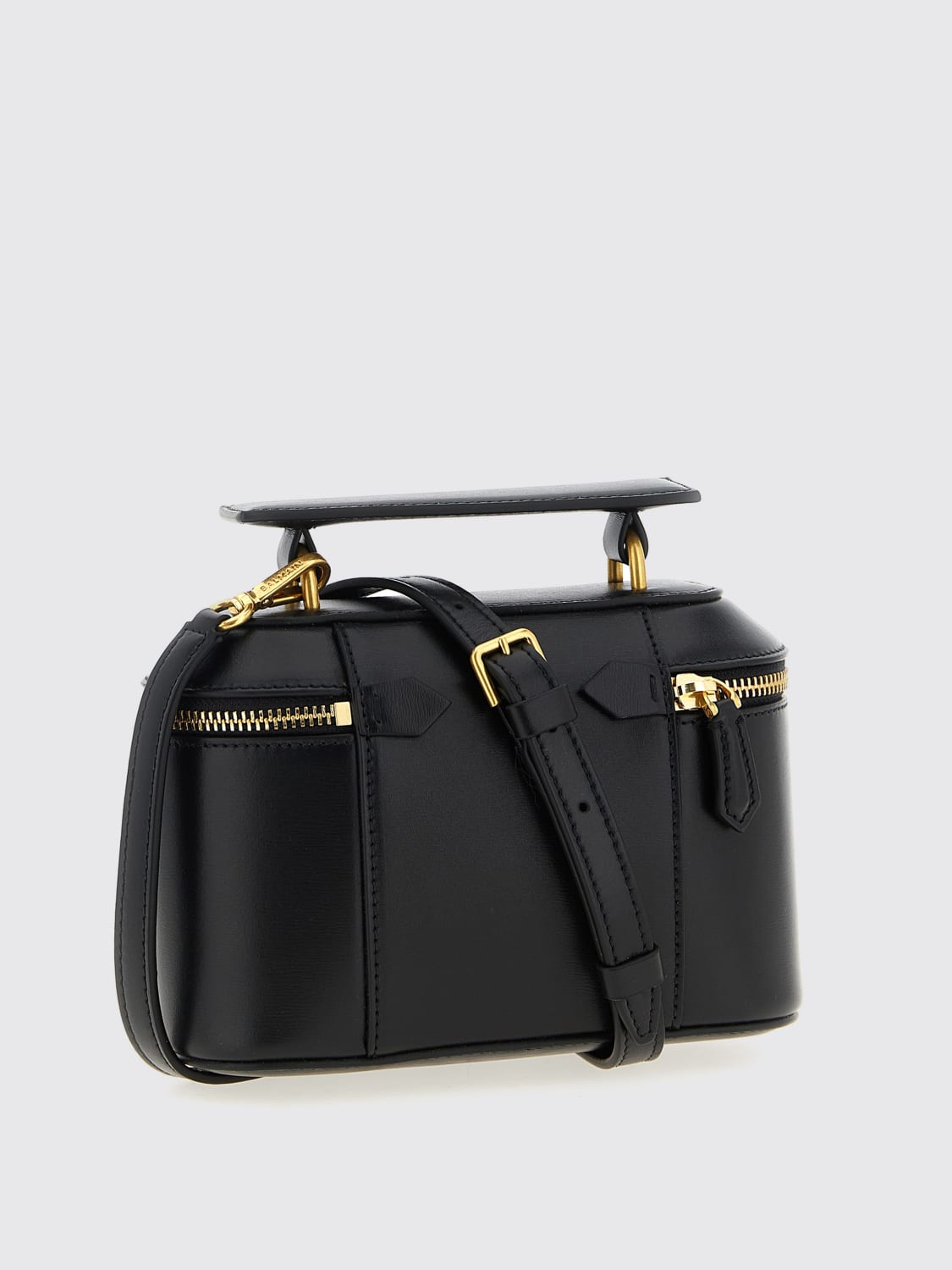 BALMAIN MINI BAG: Shoulder bag woman Balmain, Black - Img 2