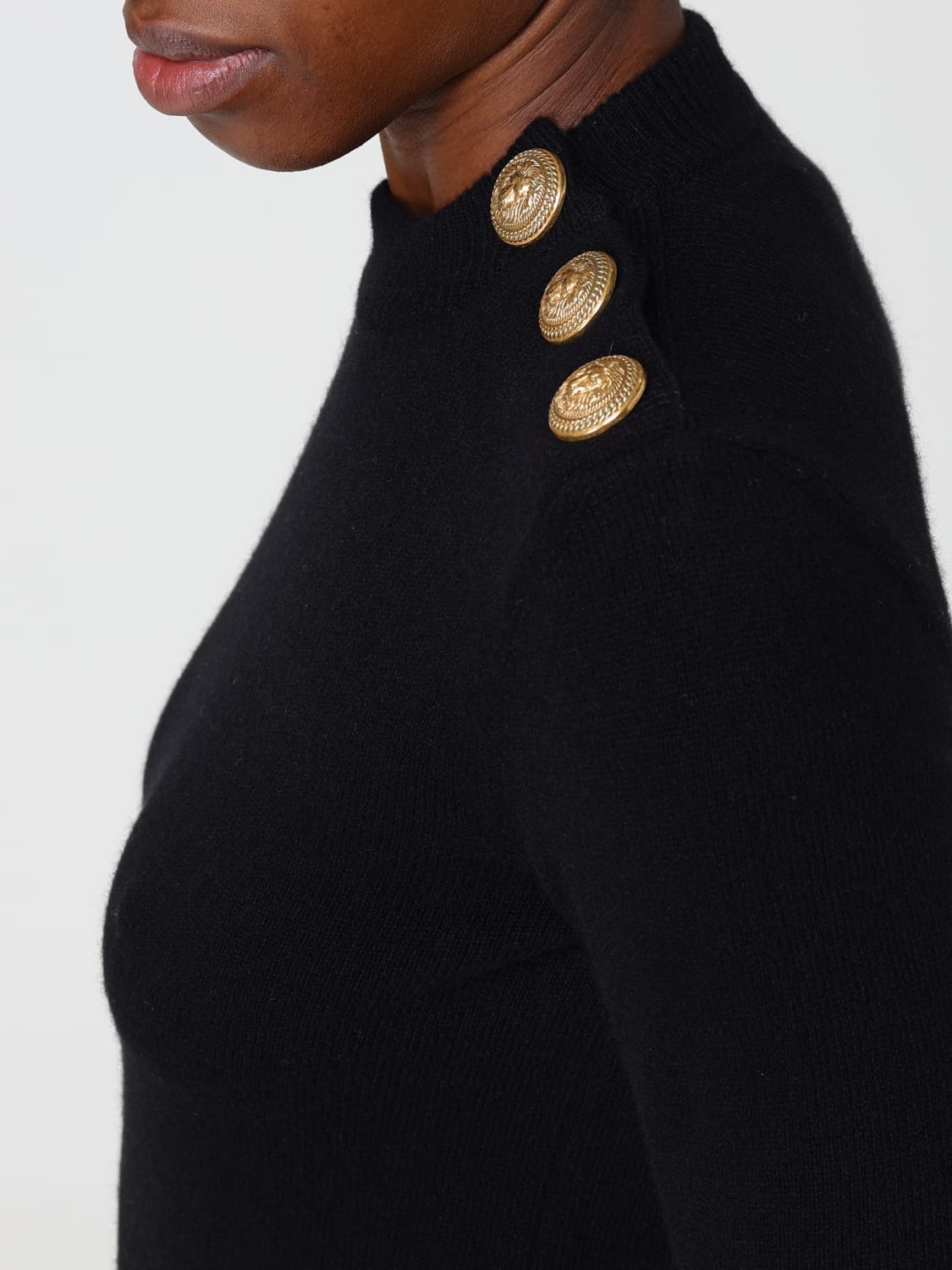 BALMAIN SWEATER: Cardigan woman Balmain, Black - Img 5