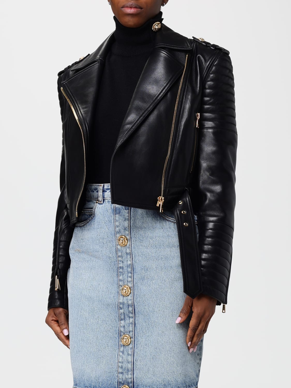 BALMAIN JACKET: Jacket woman Balmain, Black - Img 4