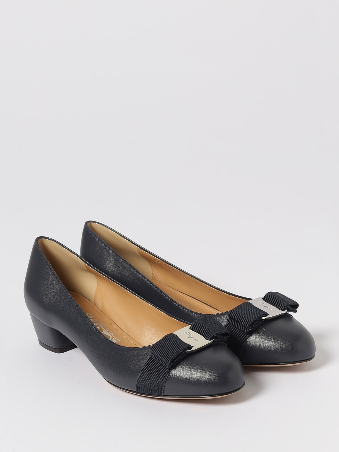 FERRAGAMO PUMPS: Absatzschuhe damen Ferragamo, Blau - Img 2
