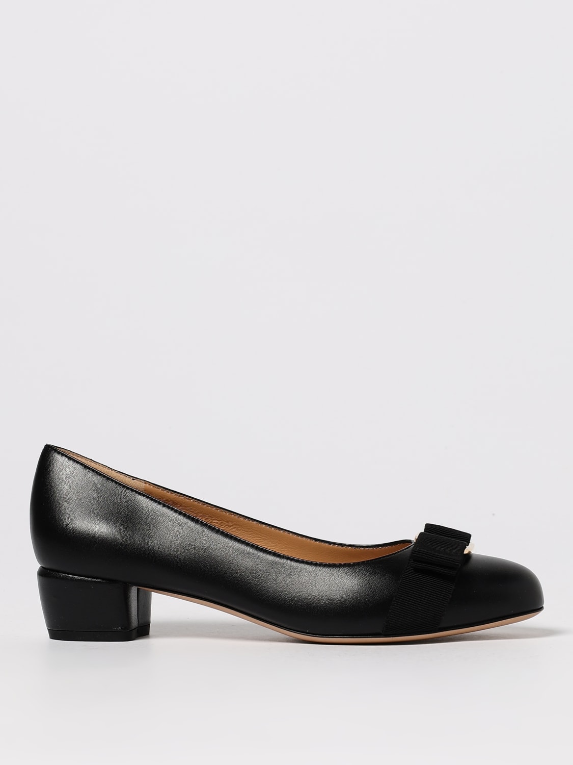 FERRAGAMO PUMP: High heel shoes woman Ferragamo, Black - Img 1