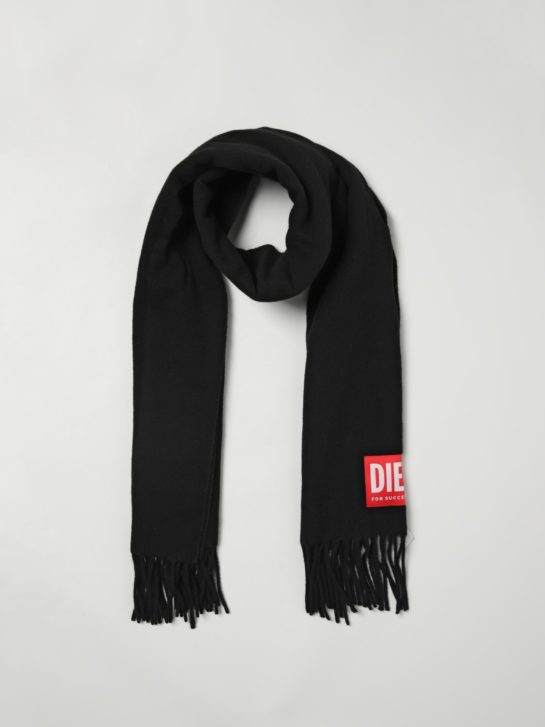 DIESEL SCARF: Scarf men Diesel, Black - Img 2