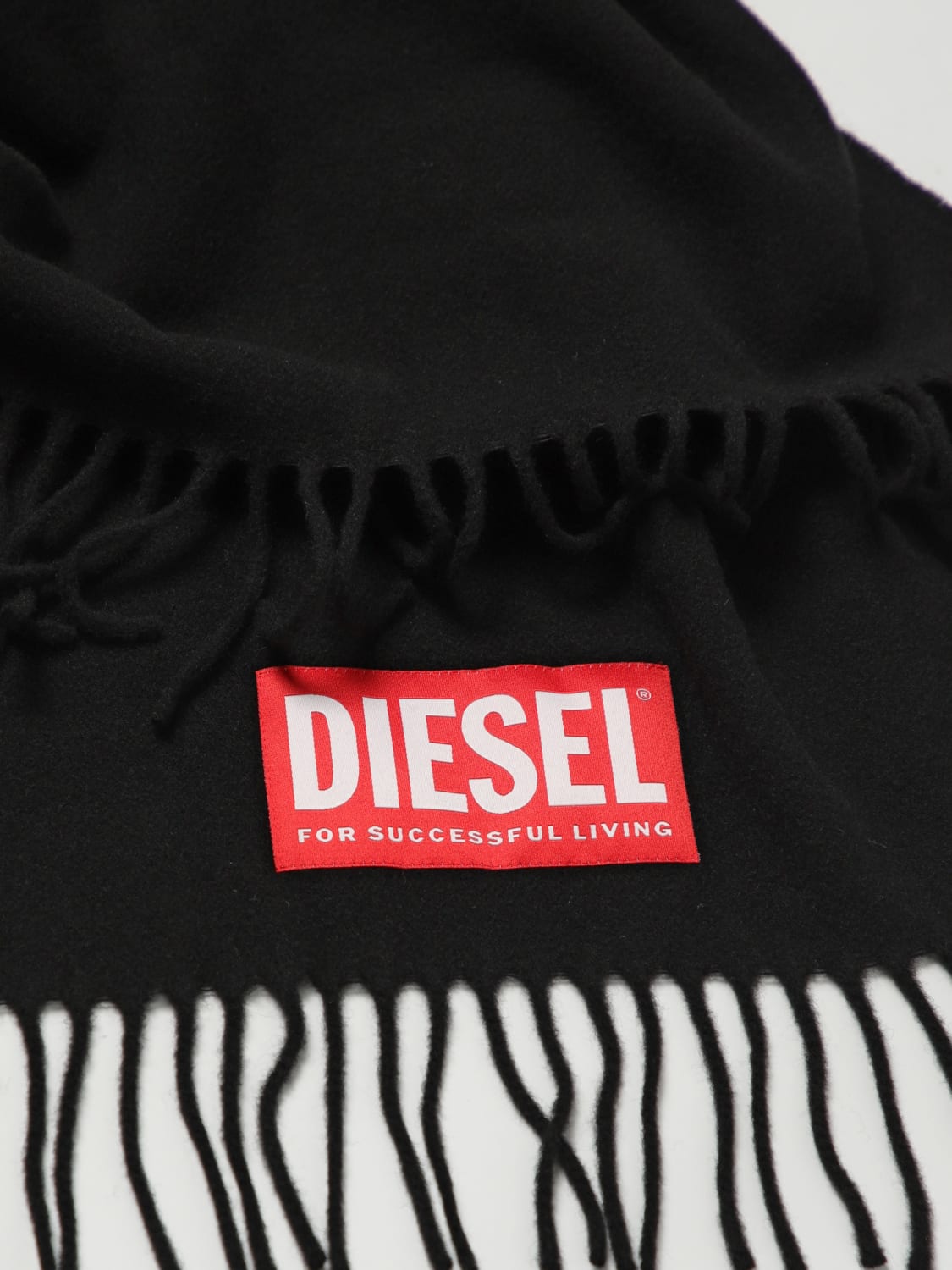 DIESEL SCARF: Scarf men Diesel, Black - Img 3