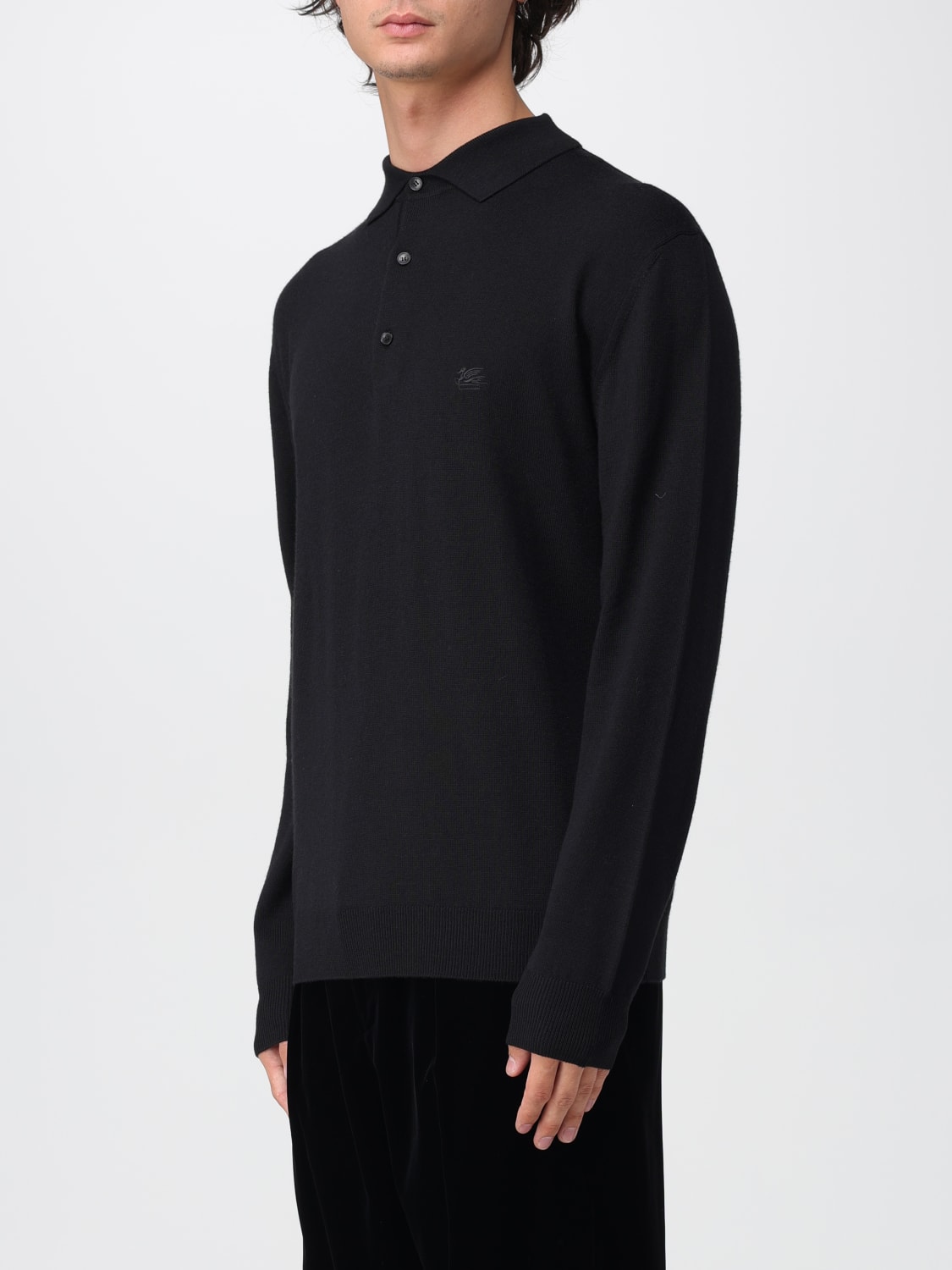 ETRO POLO: Strickjacke herren Etro, Schwarz - Img 4