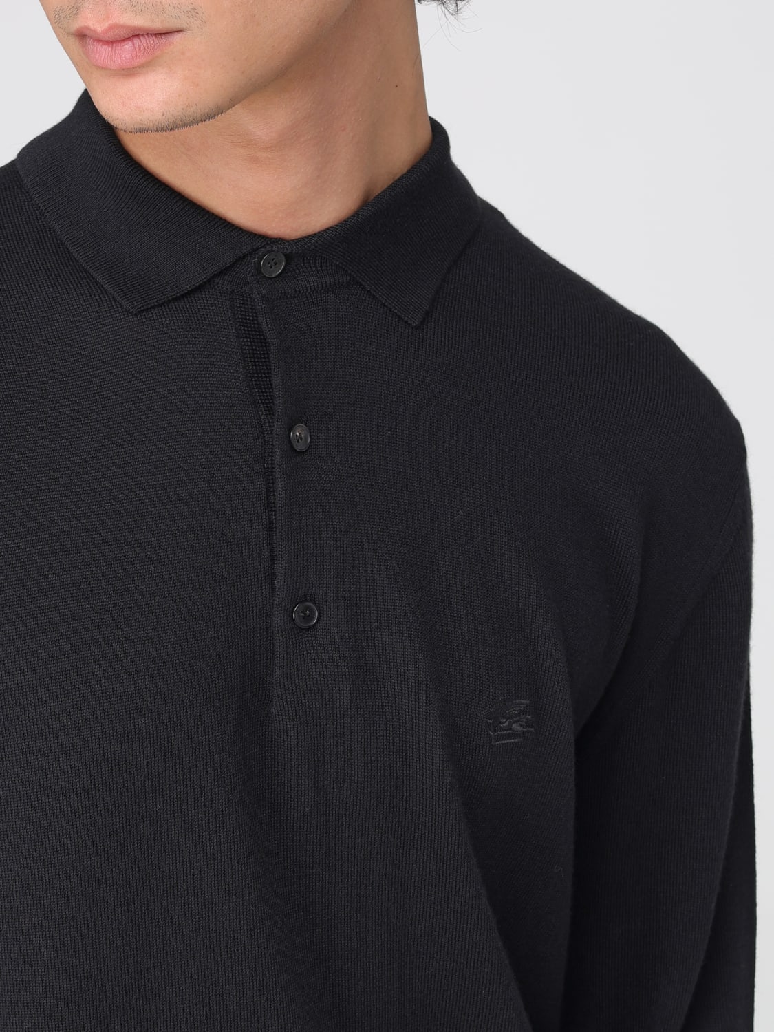 ETRO POLO: Strickjacke herren Etro, Schwarz - Img 5