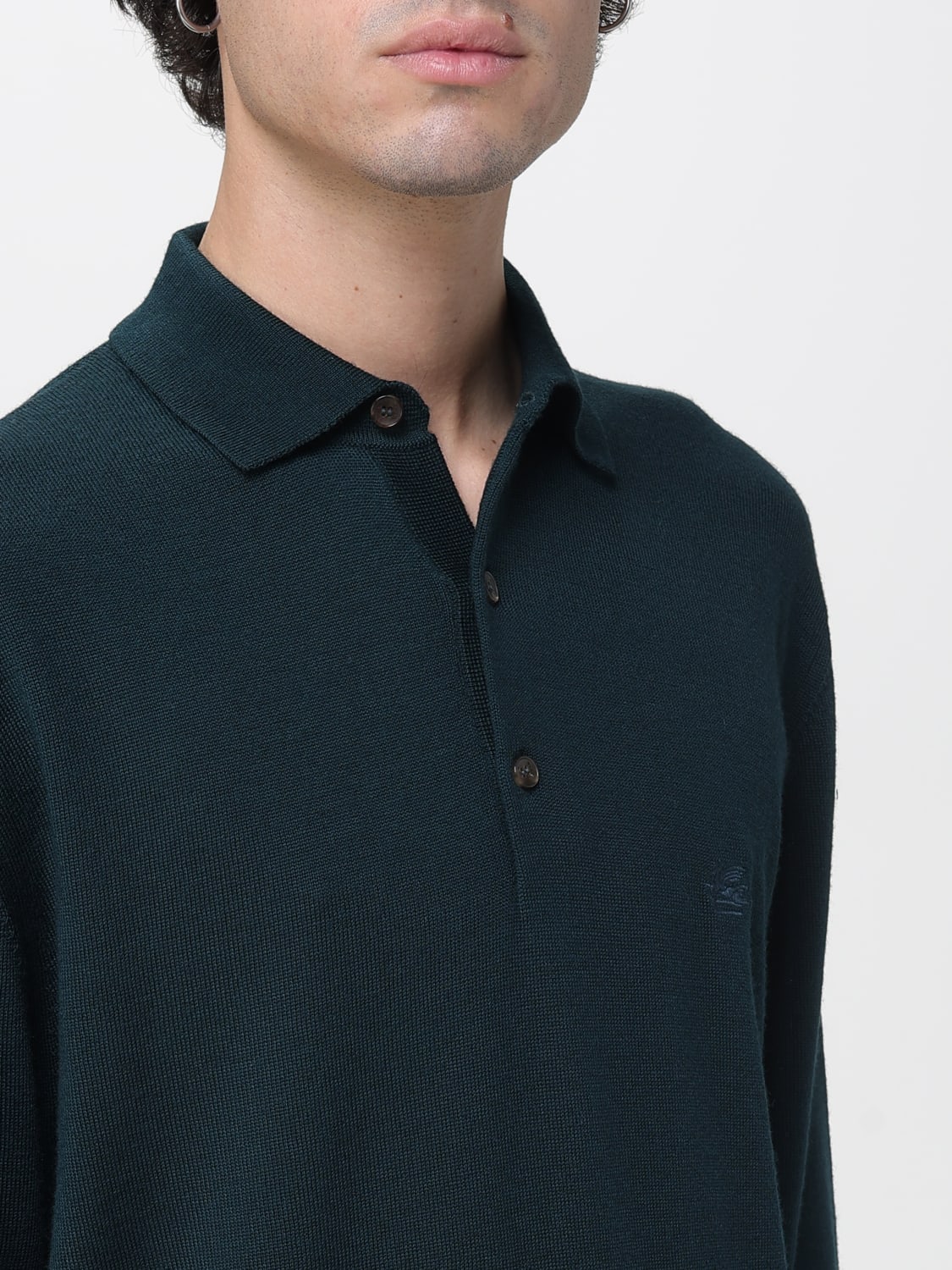 ETRO POLO SHIRT: Cardigan men Etro, Blue - Img 5