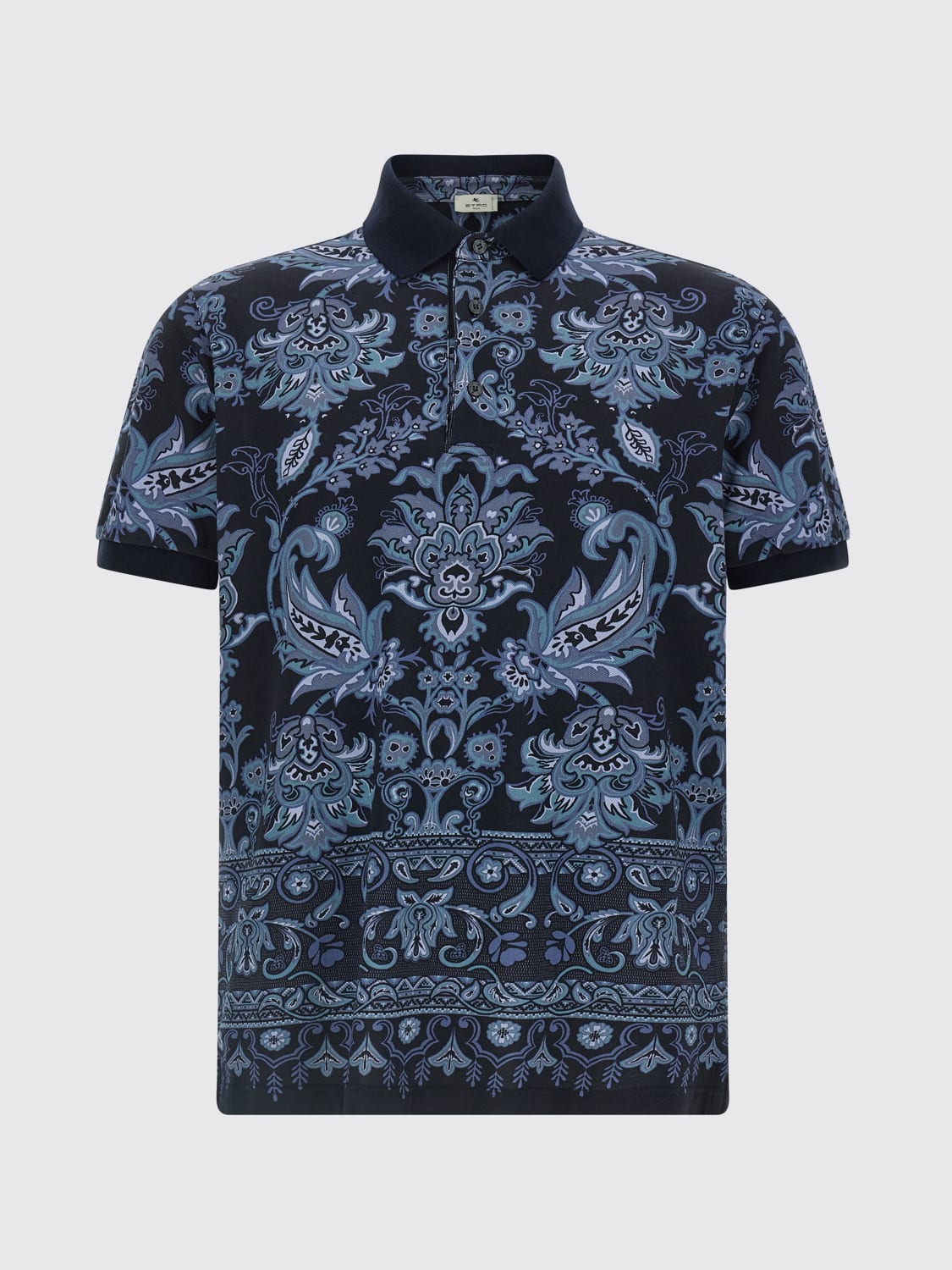 ETRO POLO SHIRT: Polo shirt men Etro, Blue - Img 1