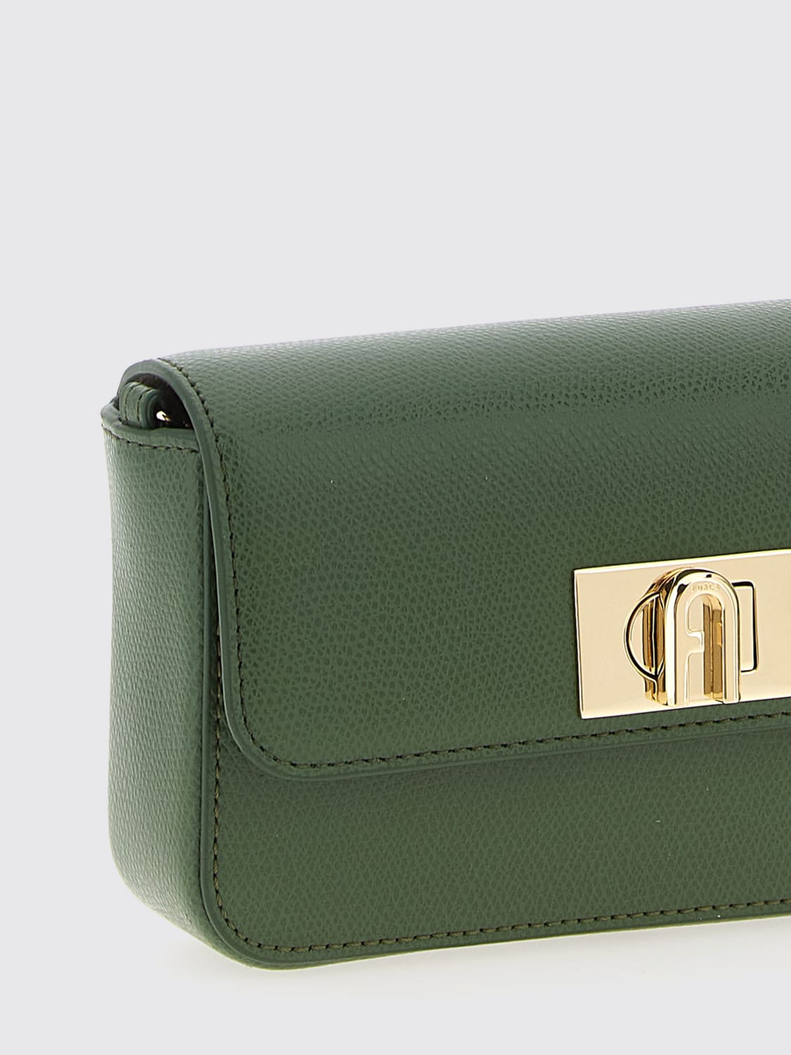 FURLA MINI SAC: Sac porté épaule femme Furla, Vert - Img 3