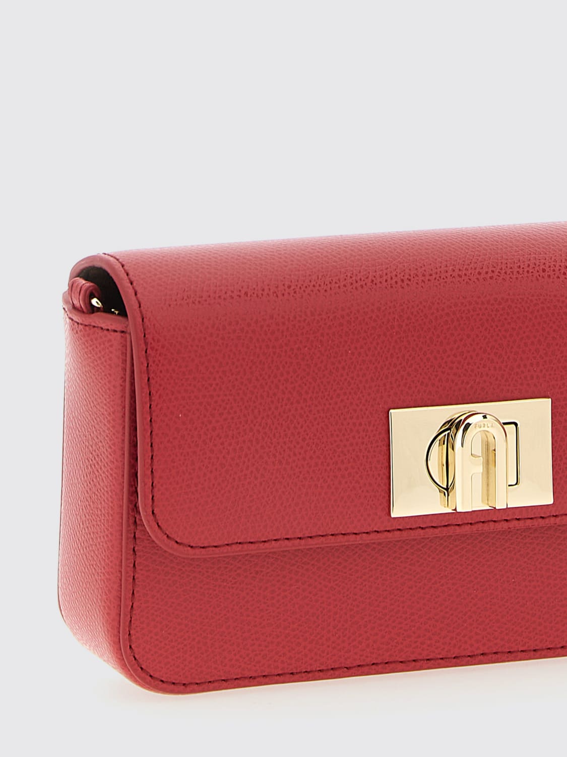 FURLA MINI BAG: Shoulder bag woman Furla, Red - Img 3