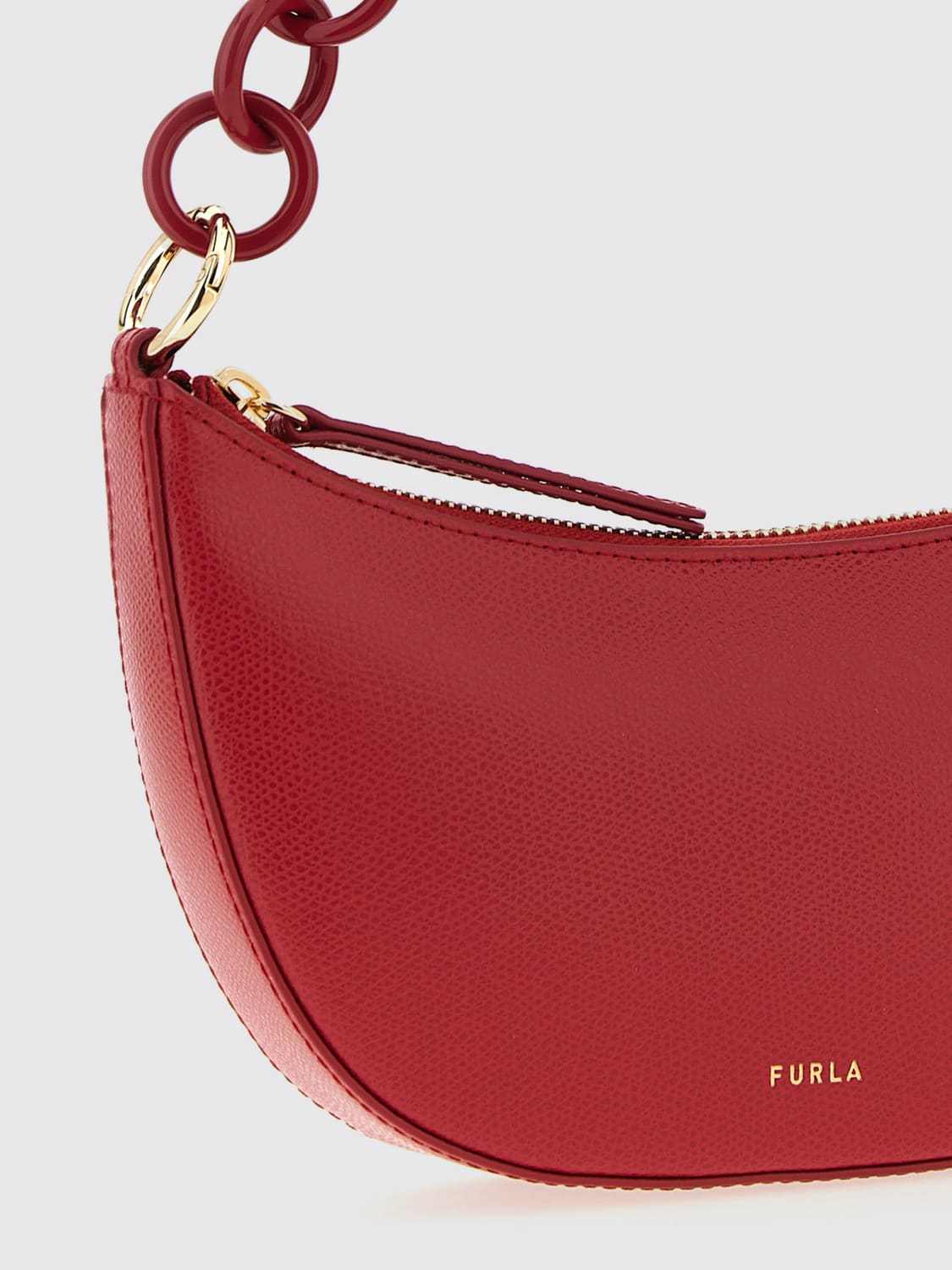 FURLA MINI BAG: Shoulder bag woman Furla, Red - Img 3