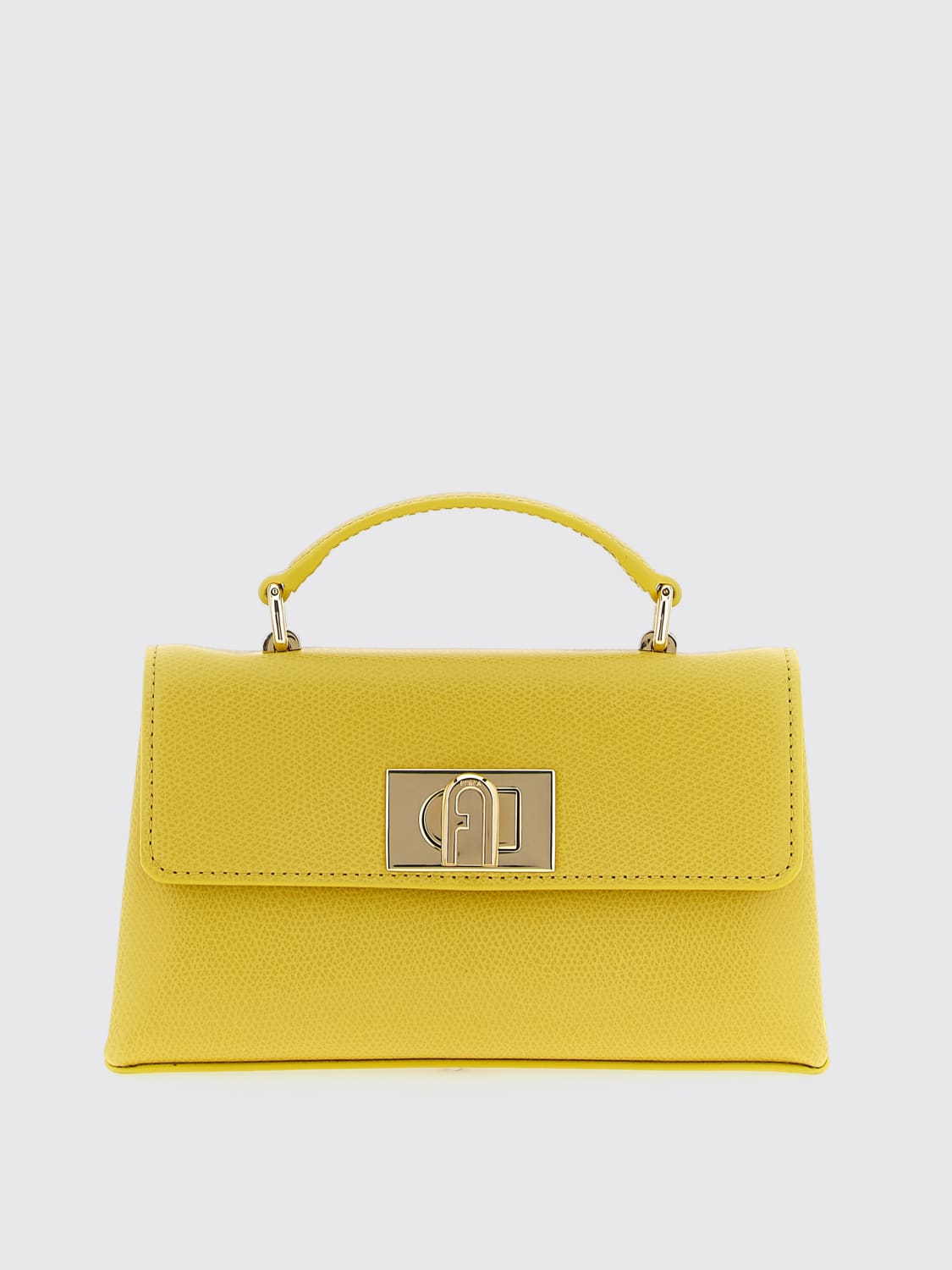 FURLA MINI BAG: Shoulder bag woman Furla, Yellow - Img 1