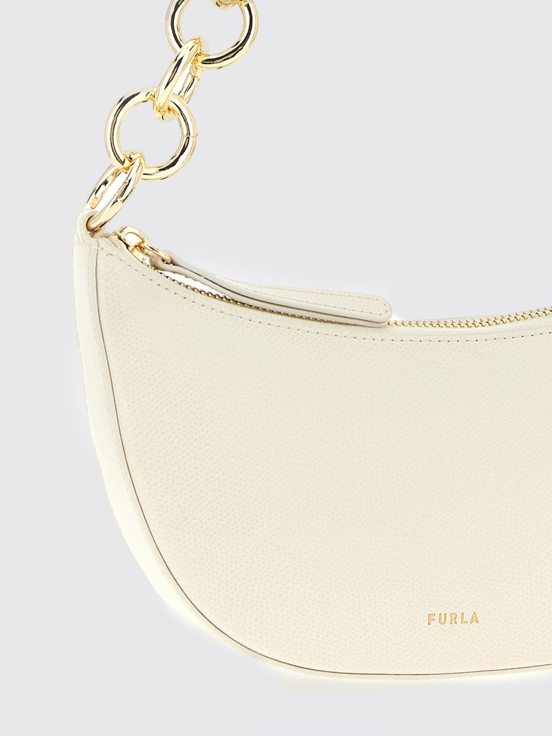 FURLA MINI BAG: Shoulder bag woman Furla, White - Img 3