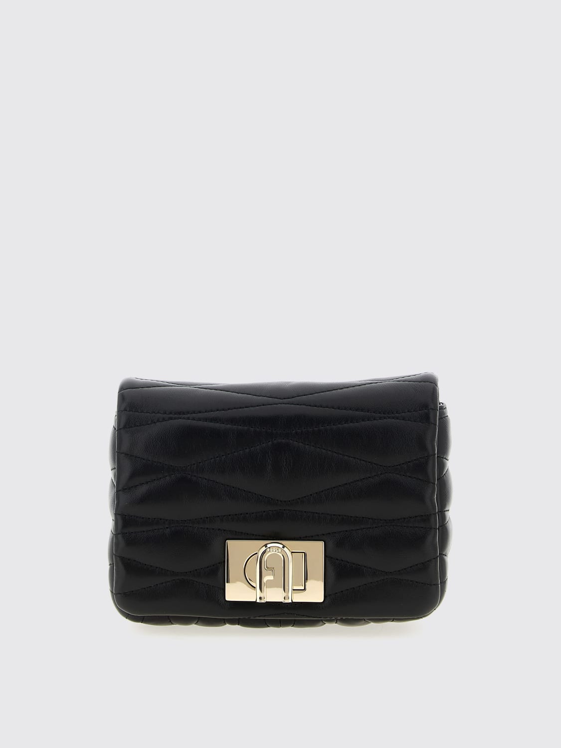 FURLA MINI BAG: Shoulder bag woman Furla, Black - Img 1