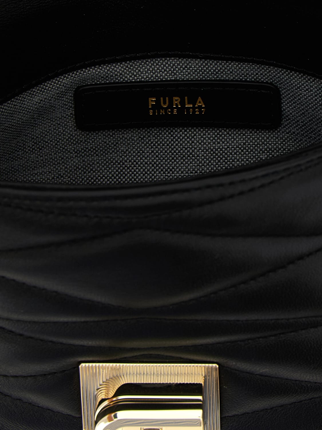 FURLA MINI BAG: Shoulder bag woman Furla, Black - Img 4