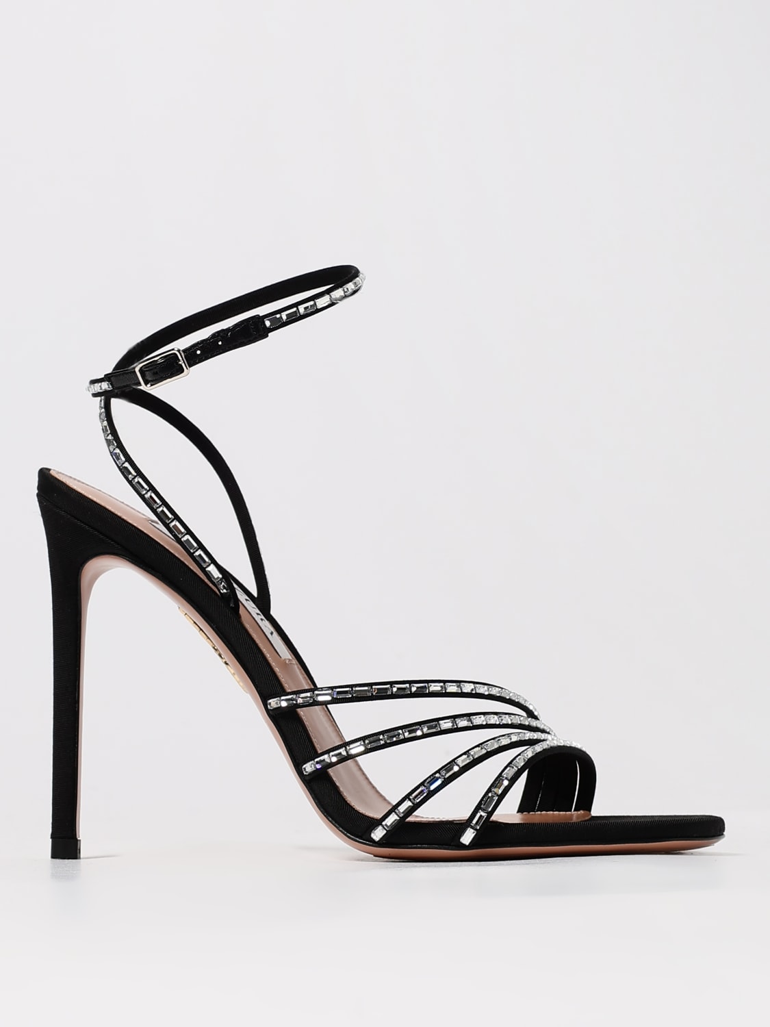AQUAZZURA HEELED SANDAL: Heeled sandals woman Aquazzura, Black - Img 1