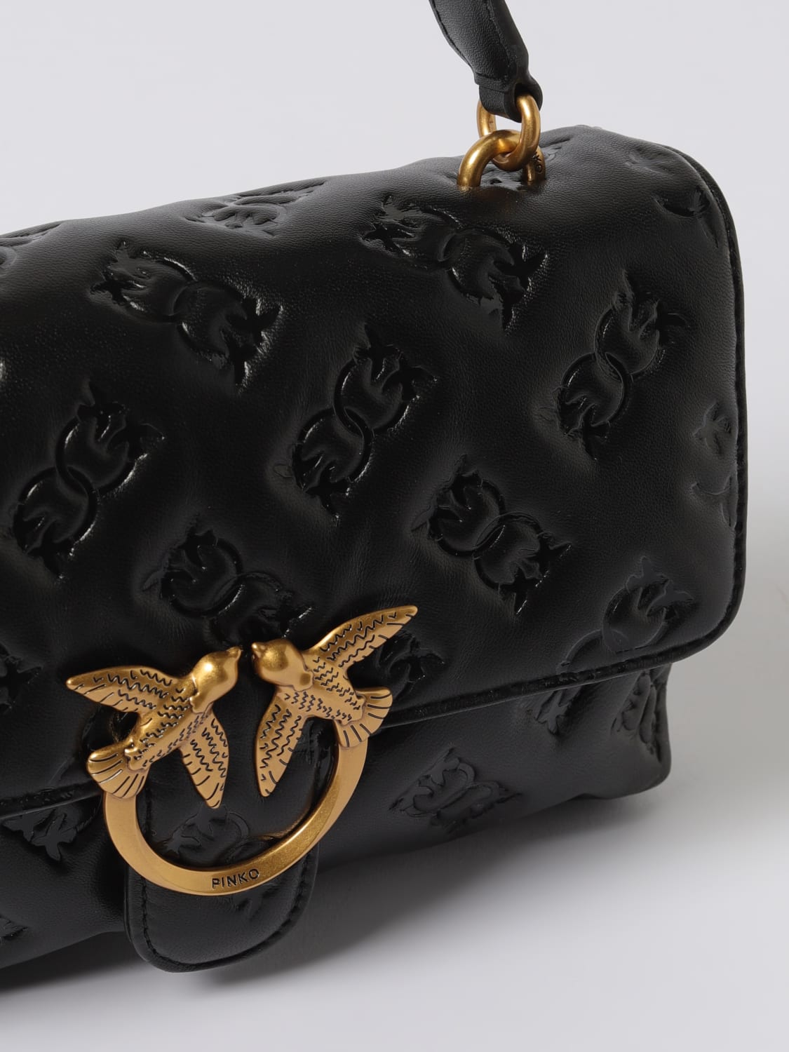 PINKO HANDTASCHE: Schultertasche damen Pinko, Schwarz - Img 3