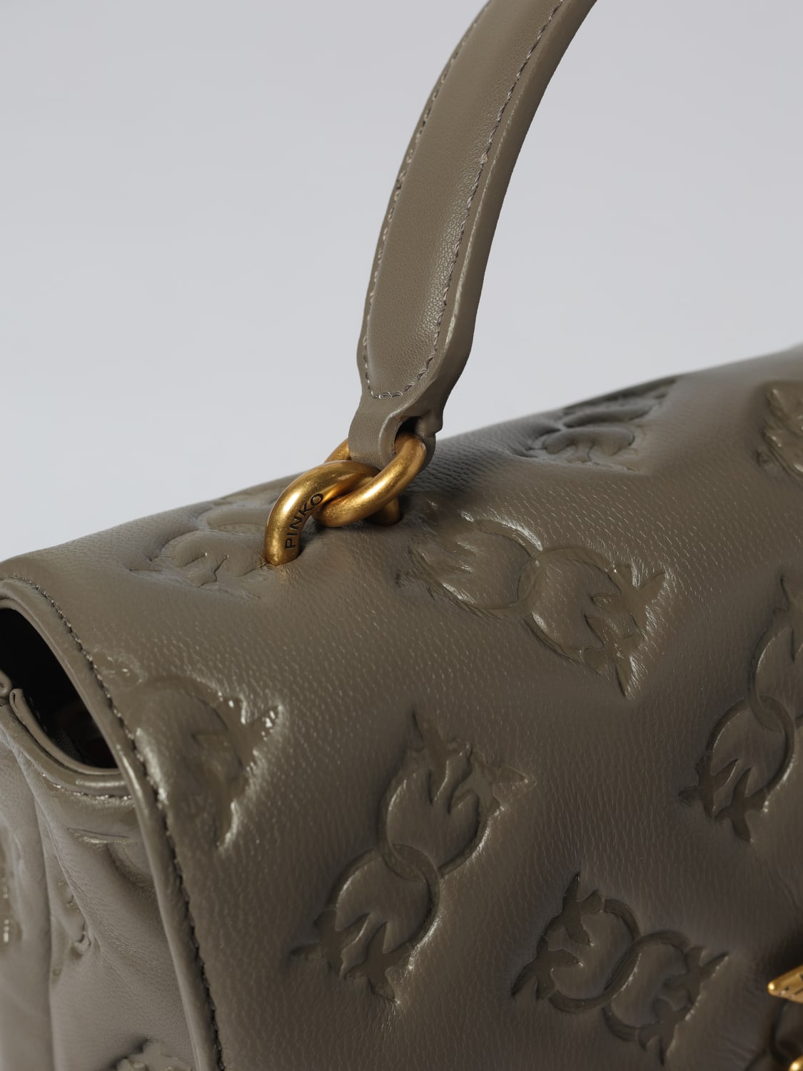 PINKO HANDTASCHE: Schultertasche damen Pinko, Grau - Img 3