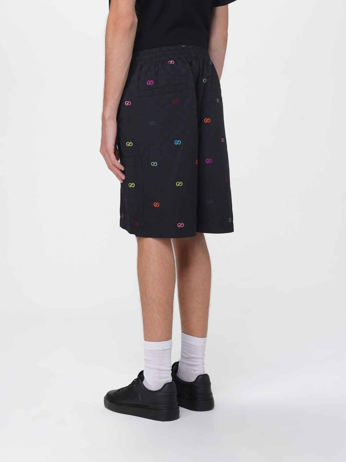 GUCCI SHORTS: Shorts herren Gucci, Schwarz - Img 3