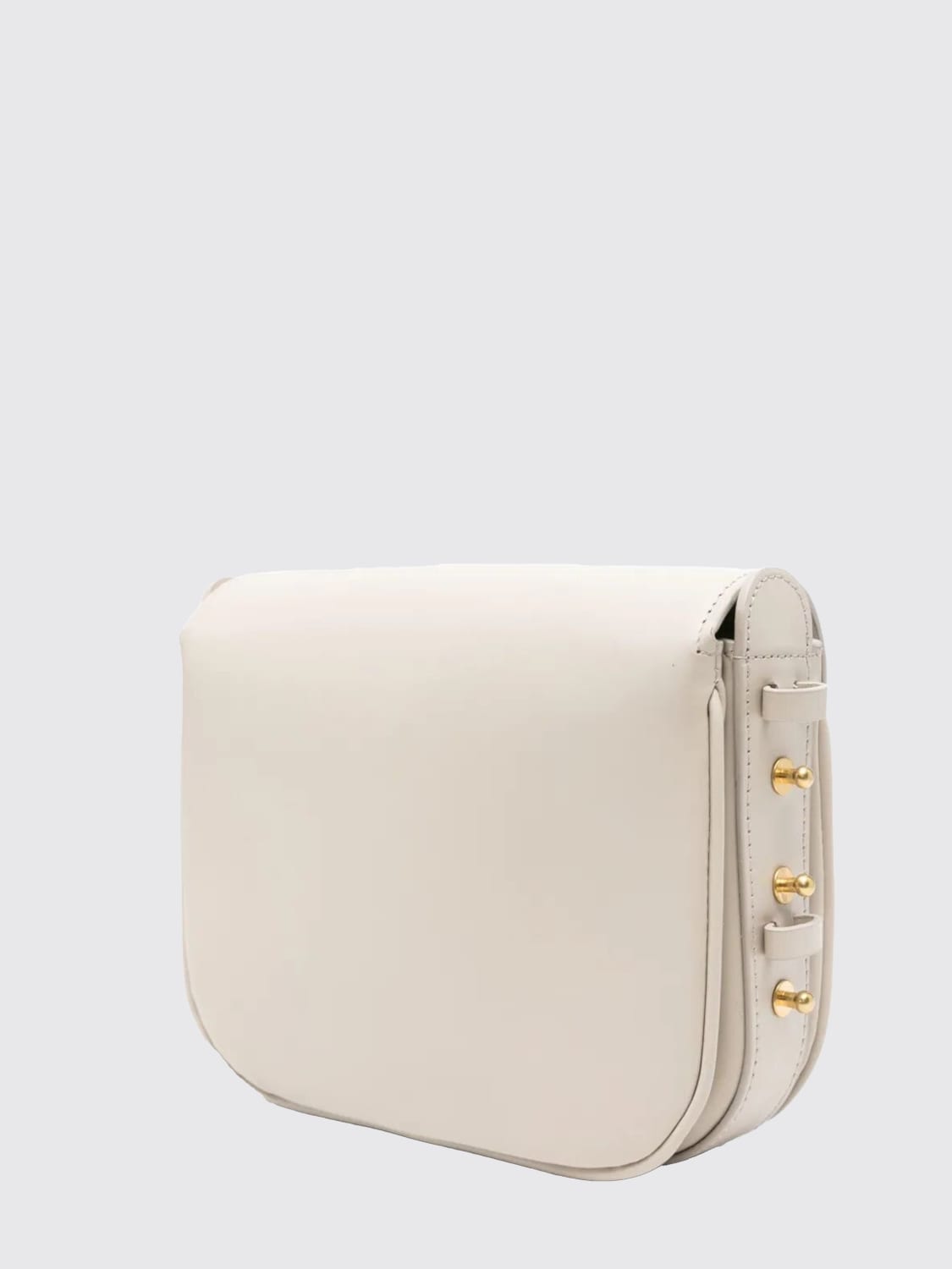 SOEUR BORSA A TRACOLLA: Borsa Bellissima Mini Soeur in pelle , Crema - Img 3