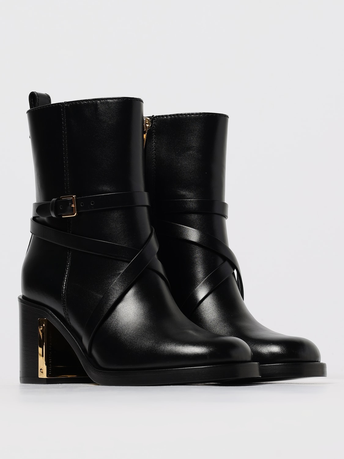 ELISABETTA FRANCHI BOOTS: Boots woman Elisabetta Franchi, Black - Img 2
