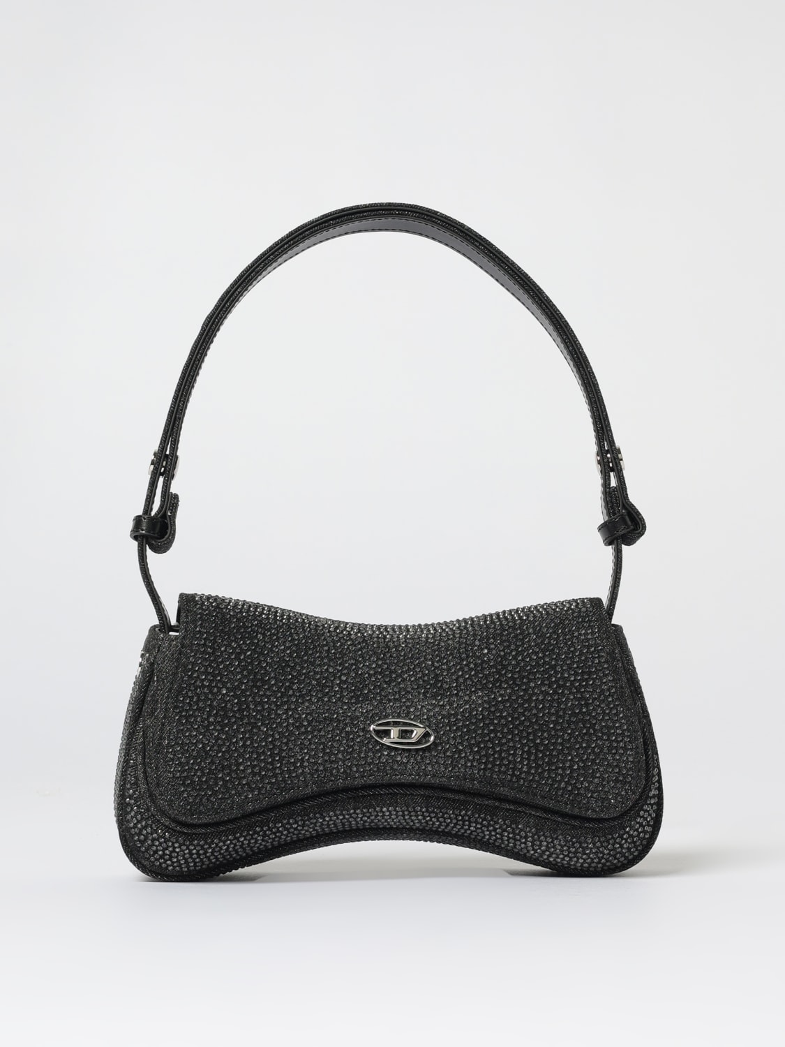 DIESEL SHOULDER BAG: Shoulder bag woman Diesel, Black - Img 1