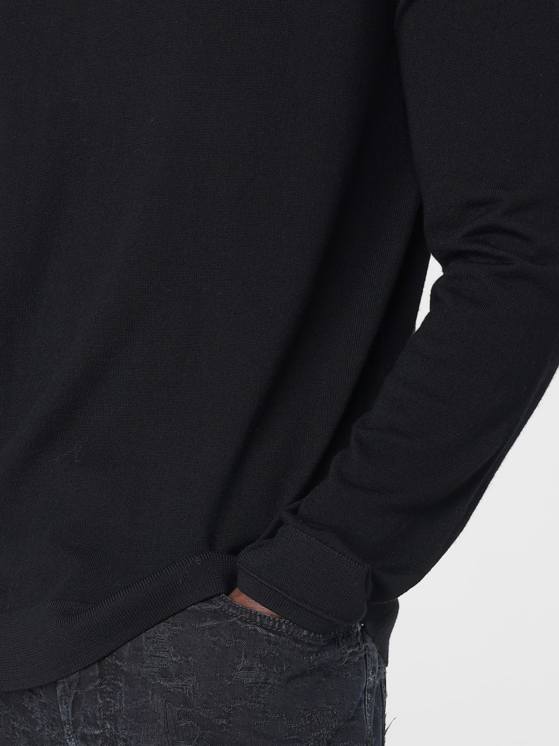 DIESEL SWEATER: Sweater men Diesel, Grey - Img 4