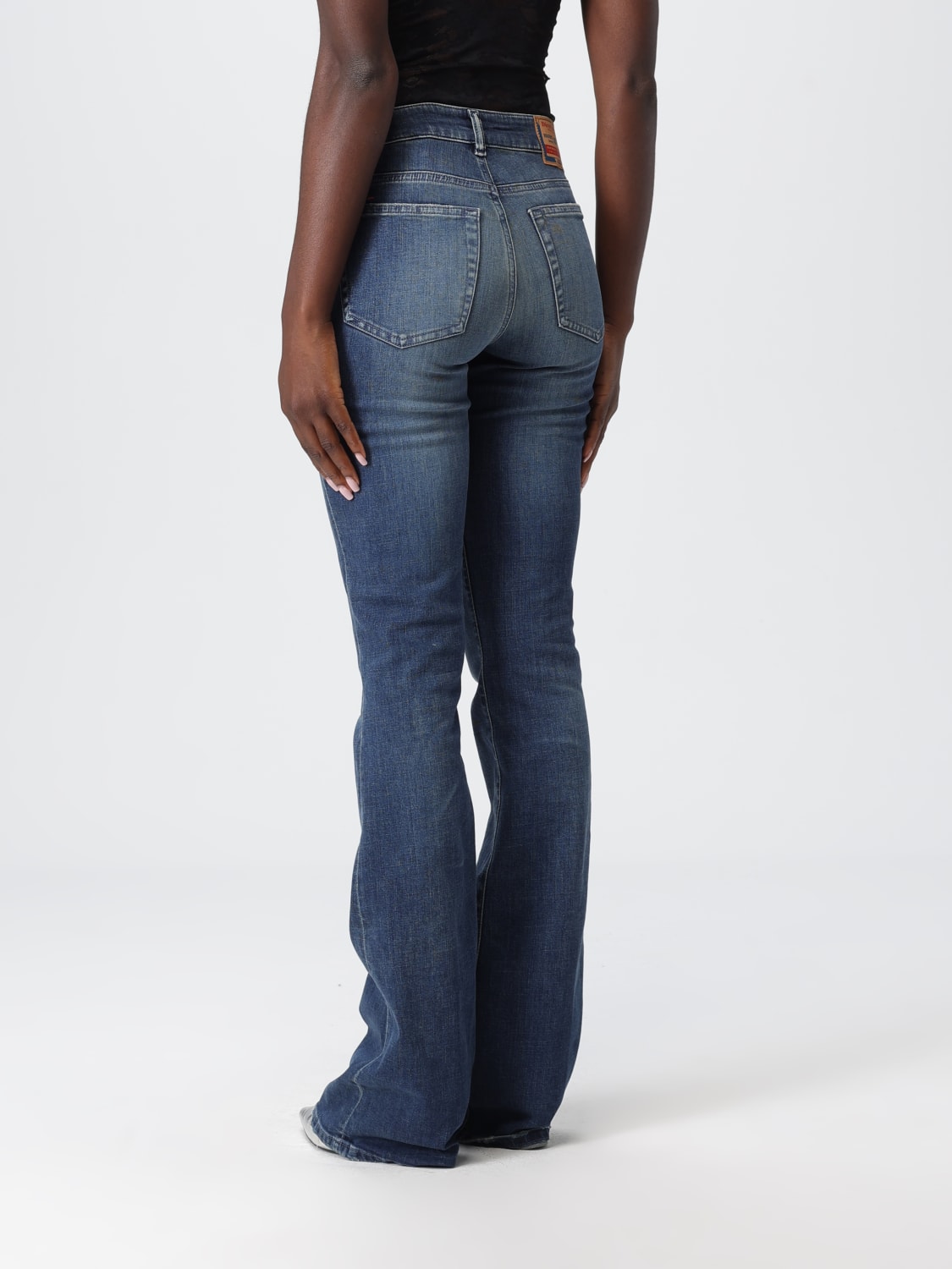 DIESEL JEANS: Jeans woman Diesel, Navy - Img 3