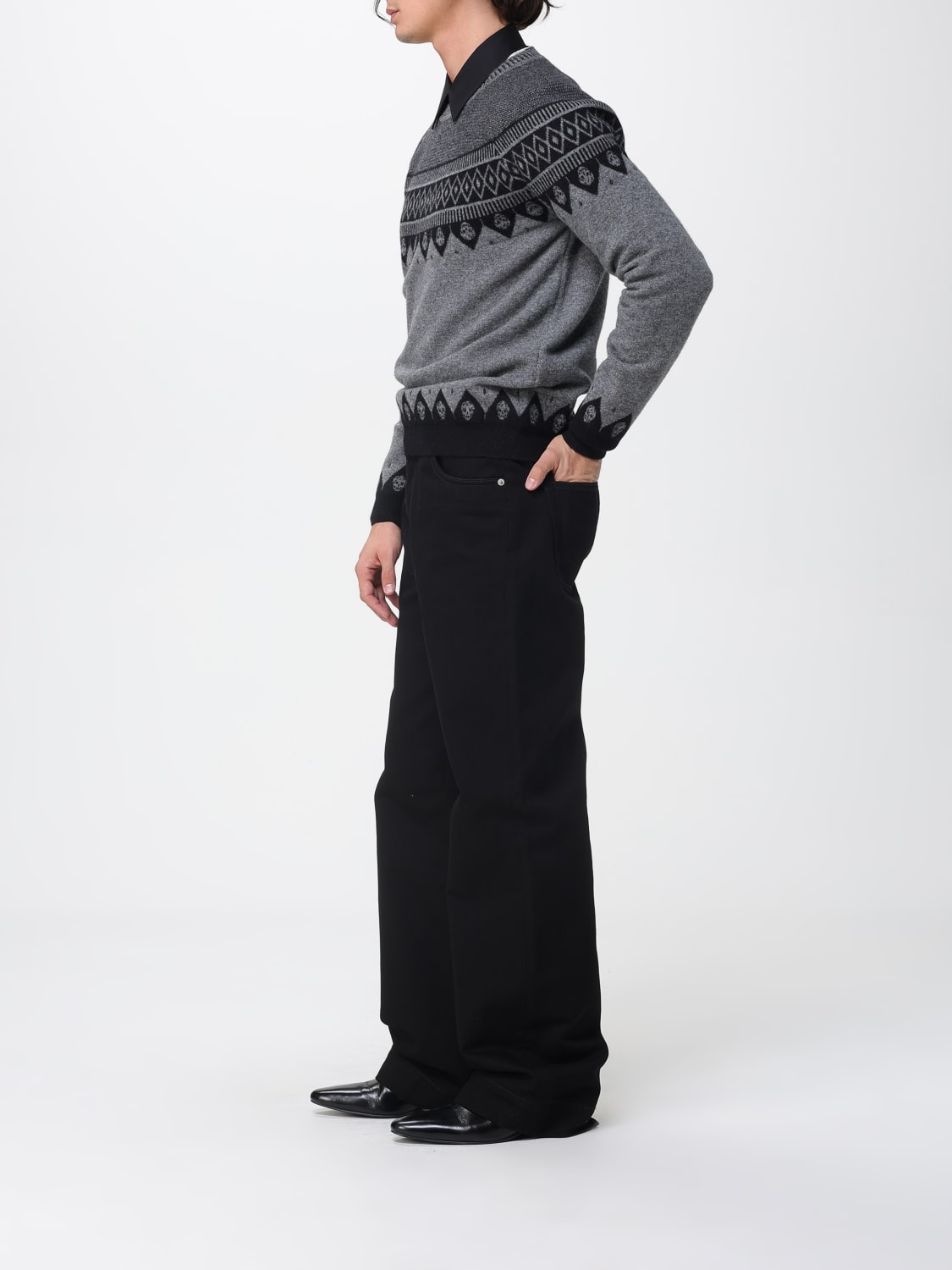 MCQUEEN SWEATER: Sweater men McQueen, Black - Img 2