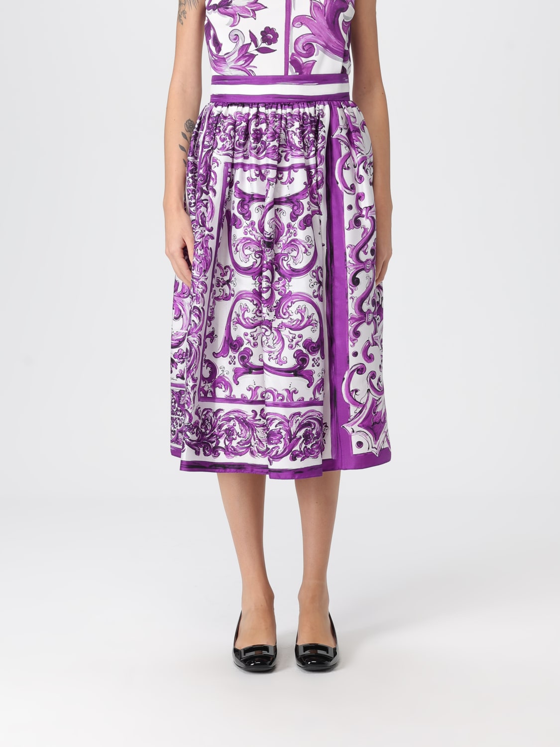 DOLCE & GABBANA JUPE: Jupe femme Dolce & Gabbana, Violet - Img 1