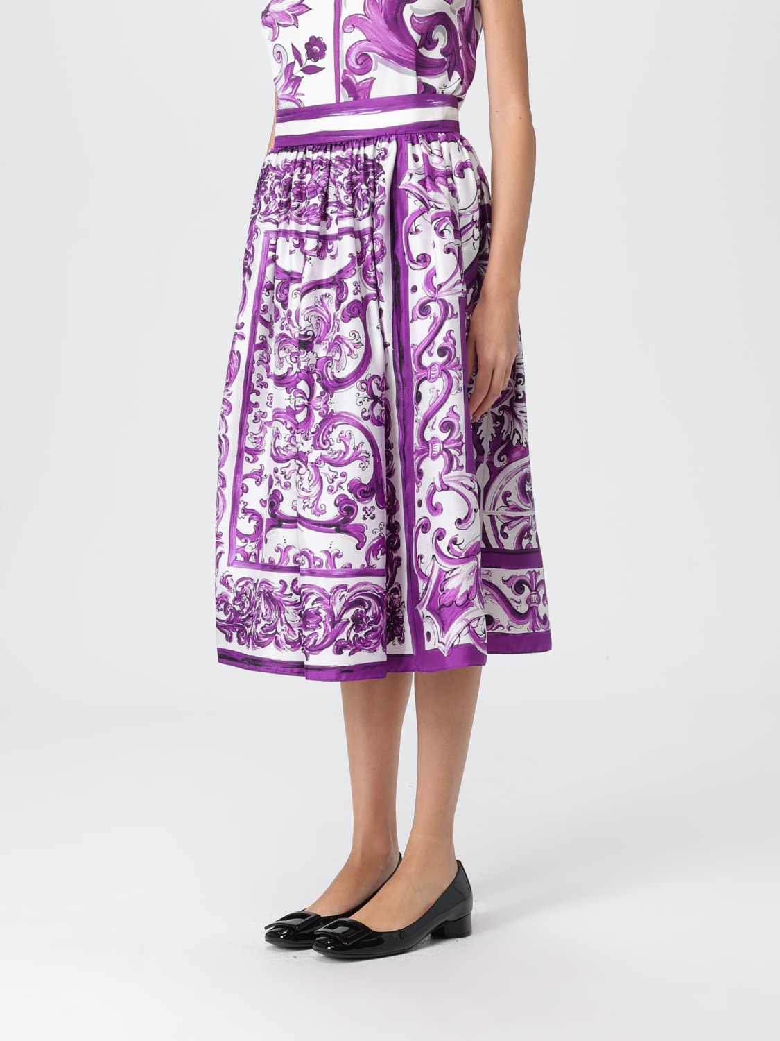 DOLCE & GABBANA JUPE: Jupe femme Dolce & Gabbana, Violet - Img 4