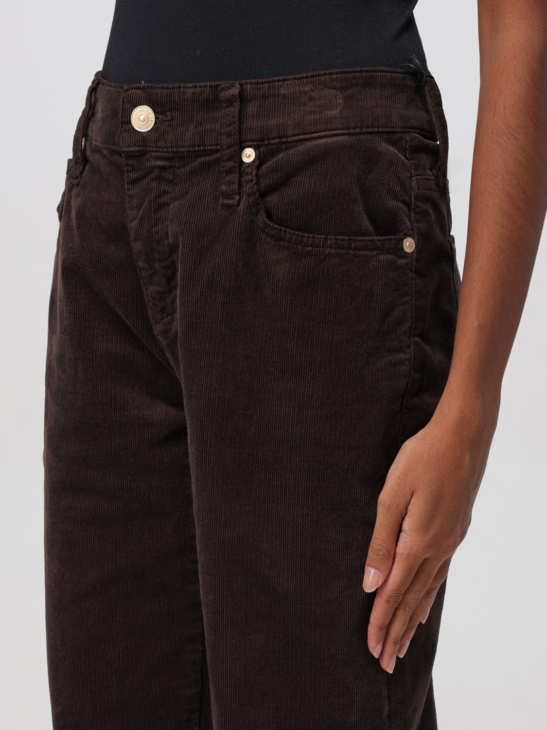 7 FOR ALL MANKIND PANTS: Pants woman 7 For All Mankind, Brown - Img 3