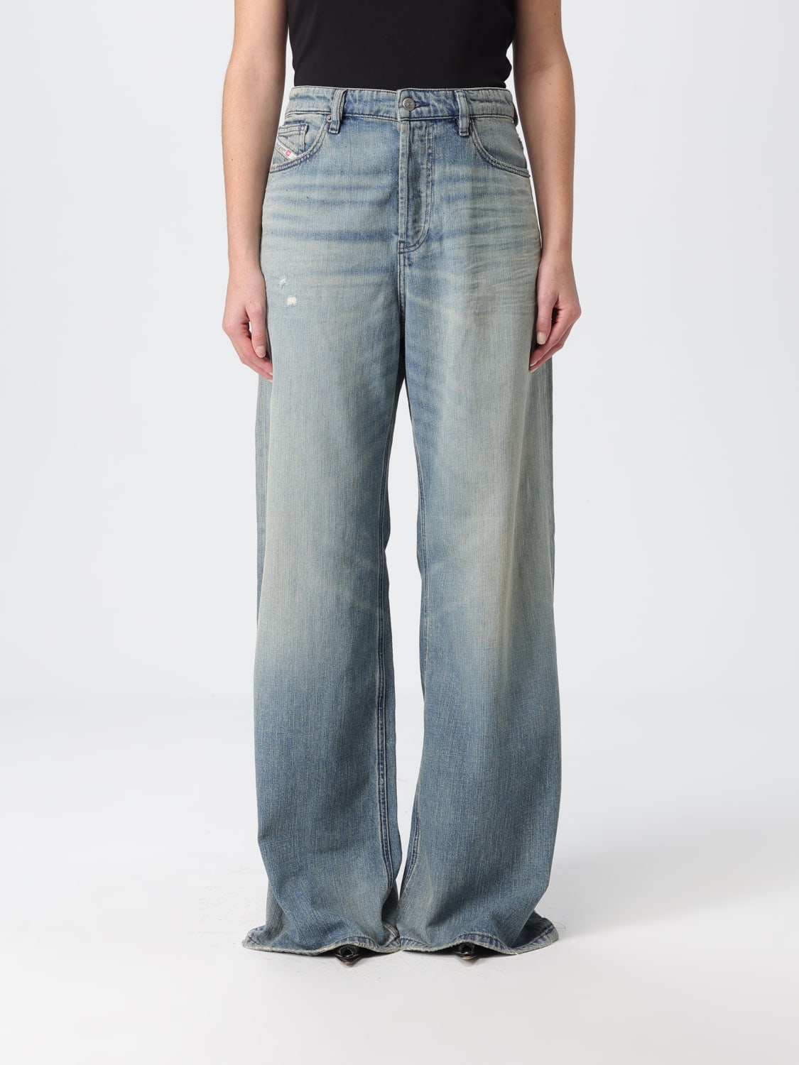 DIESEL JEANS: Jeans woman Diesel, Navy - Img 1