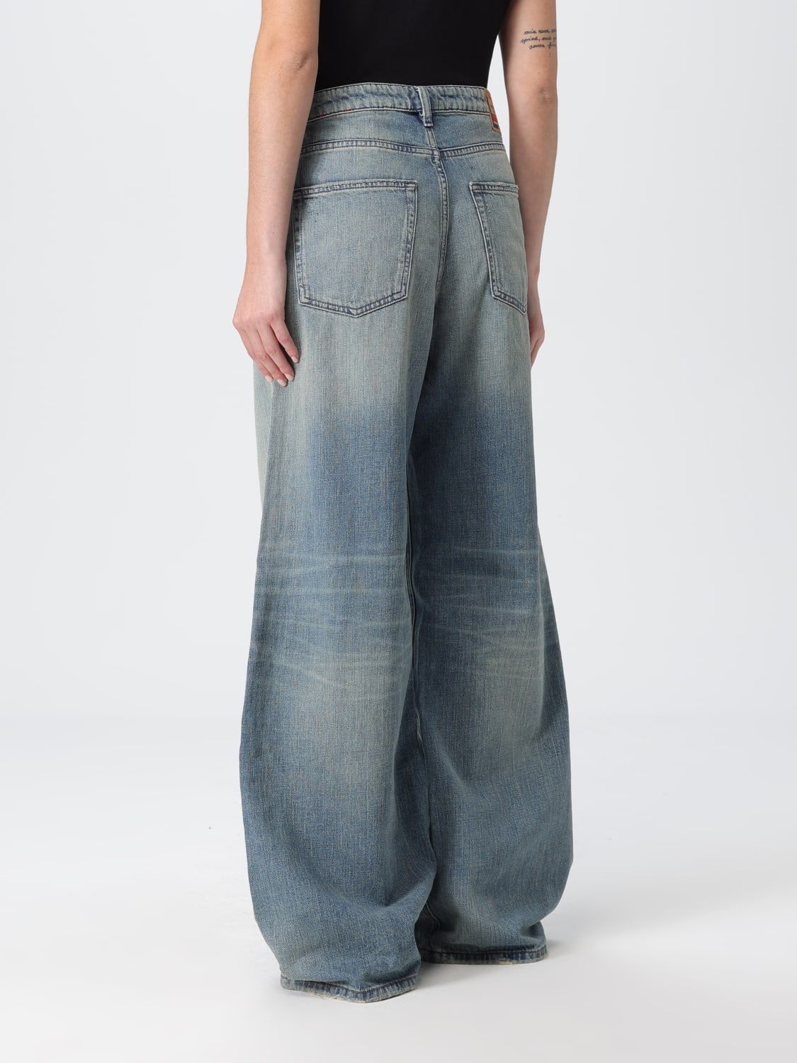 DIESEL JEANS: Jeans woman Diesel, Navy - Img 3