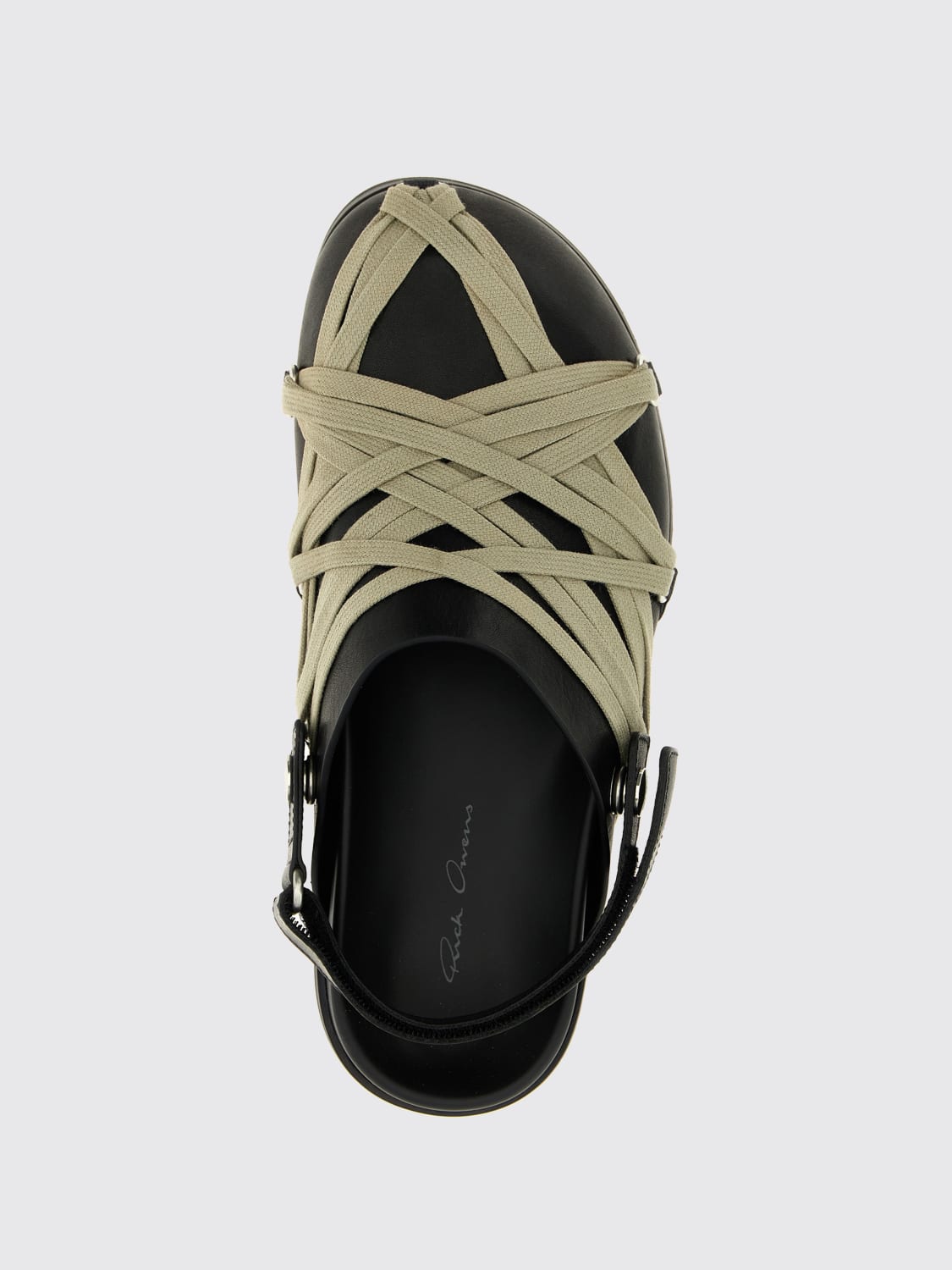 RICK OWENS SCARPE: Mules Slingback Rick Owens in pelle , Nero - Img 4