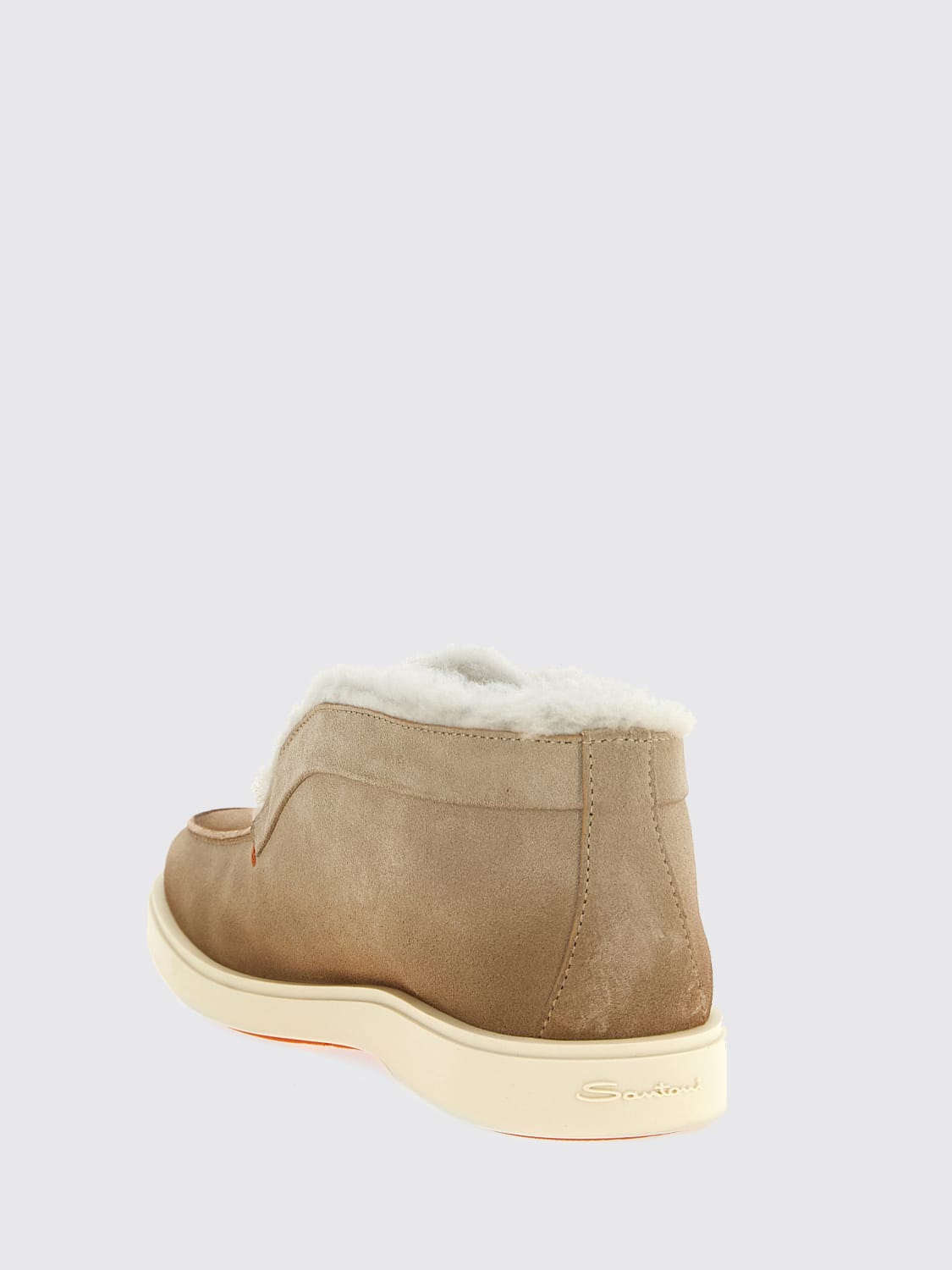 SANTONI BOOT: Shoes men Santoni, Beige - Img 3