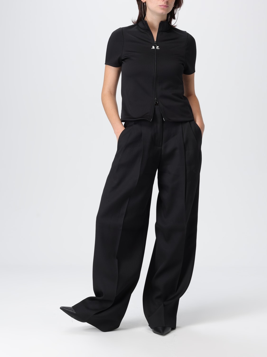 COURRÈGES TOP: Top femme CourrÈges, Noir - Img 2