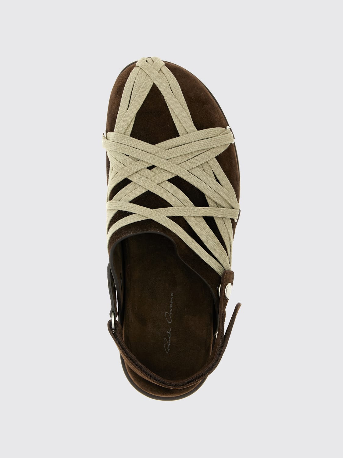 RICK OWENS CHAUSSURES: Chaussures homme Rick Owens, Marron - Img 4