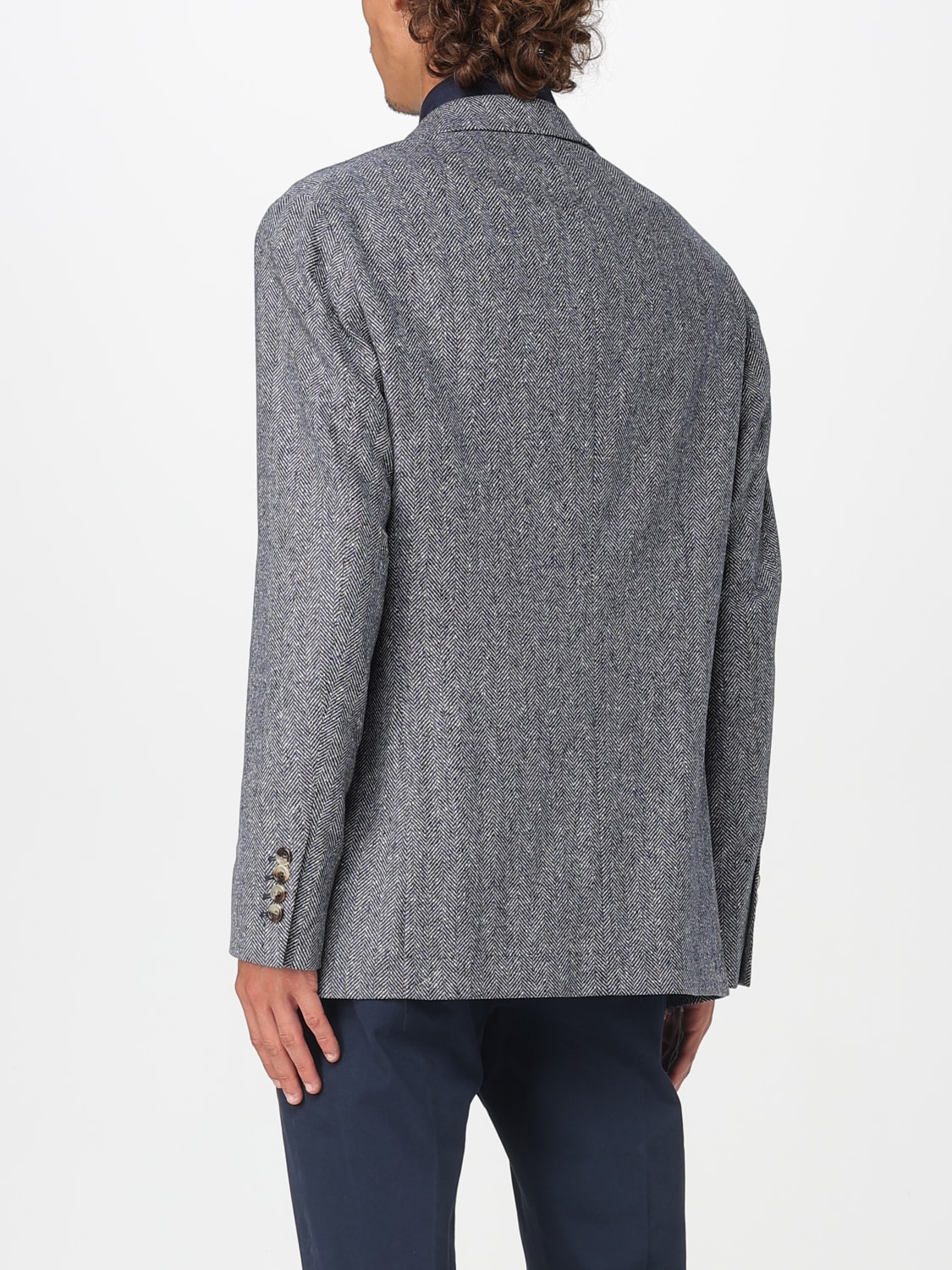 BRUNELLO CUCINELLI VESTE: Veste homme Brunello Cucinelli, Bleu Marine - Img 3