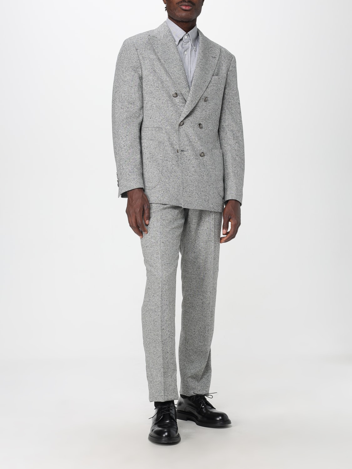 BRUNELLO CUCINELLI SUIT: Suit men Brunello Cucinelli, Grey - Img 2