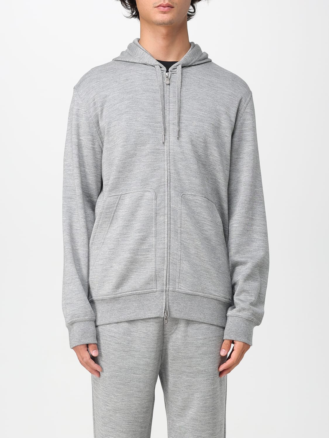 BRUNELLO CUCINELLI SWEATSHIRT: Sweatshirt homme Brunello Cucinelli, Gris - Img 1