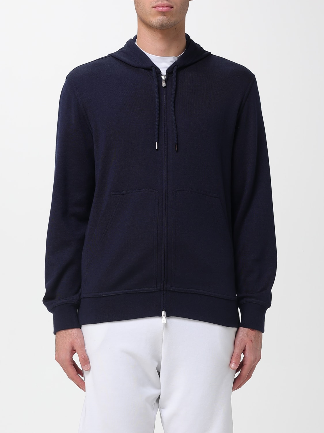 BRUNELLO CUCINELLI SWEATSHIRT: Sweatshirt herren Brunello Cucinelli, Navy - Img 1